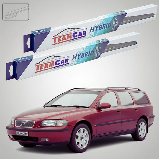 Ștergătoare Volvo V70 II 2000-2004 | Set Față Hibrid – TeamCar®