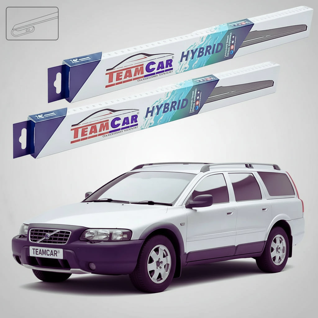 Ștergătoare Volvo XC70 I 2000-2004 | Set Față Hibrid – TeamCar®