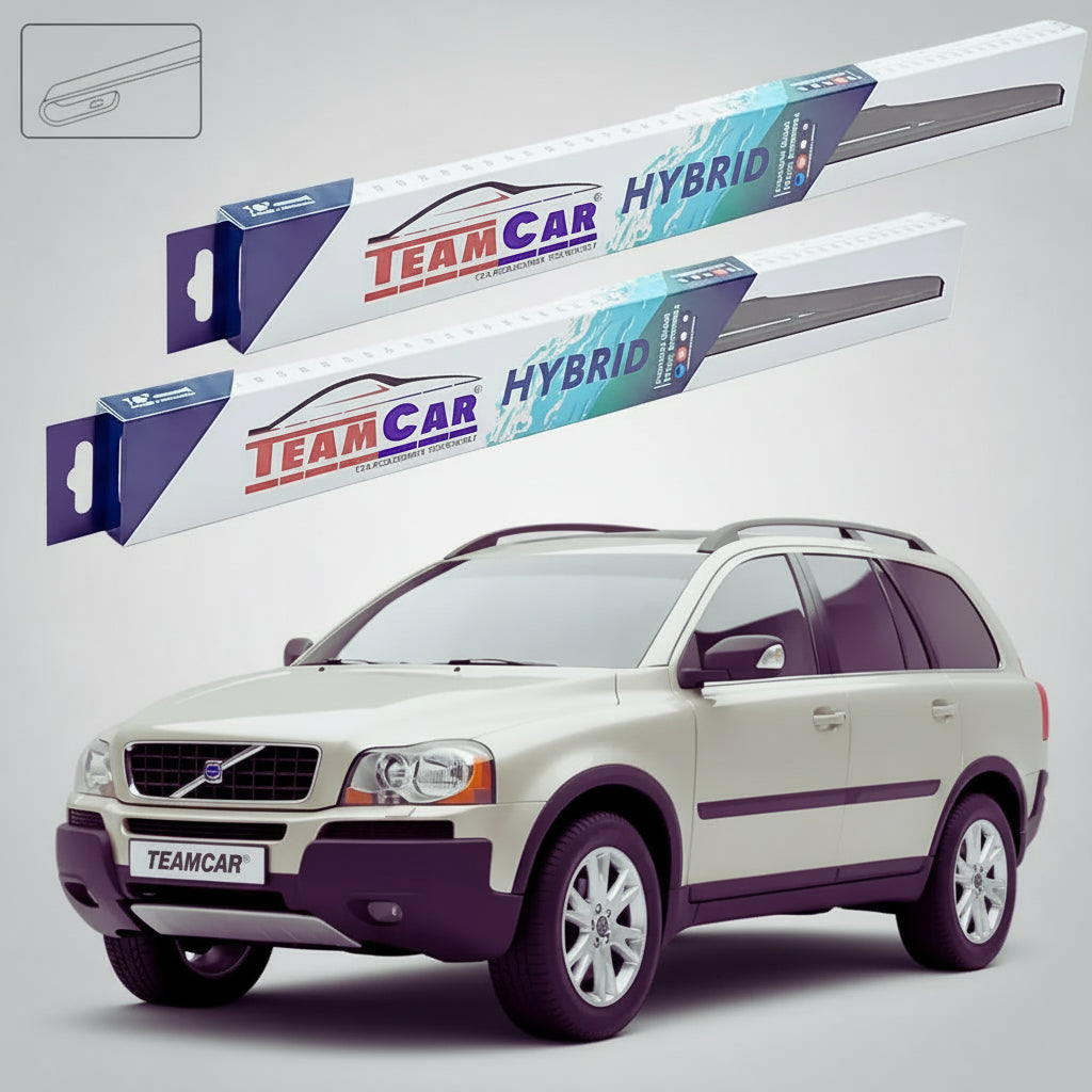 Ștergătoare Volvo XC90 I 2002-2004 | Set Față Hibrid – TeamCar®
