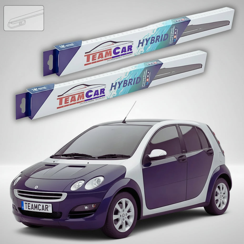Ștergătoare Smart Forfour 454 2004-2007 | Set Față Hibrid – TeamCar®
