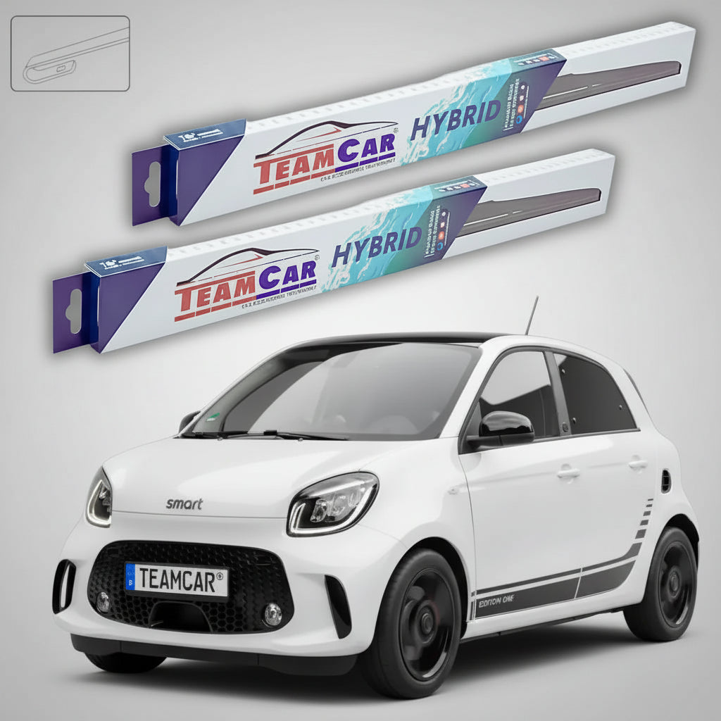 Ștergătoare Smart Forfour 453 2014-2021 | Set Față Hibrid – TeamCar®