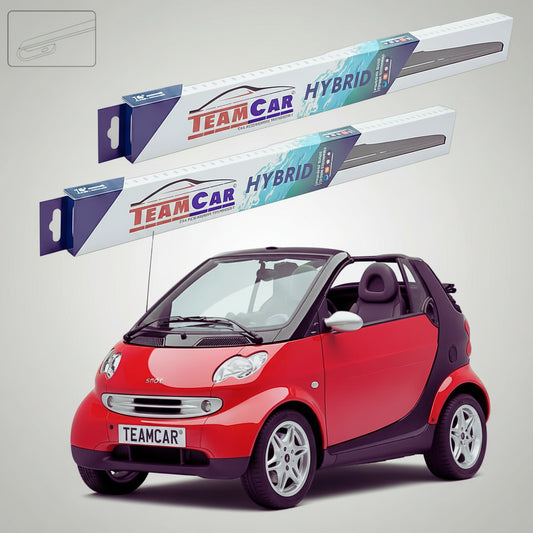 Ștergătoare Smart Fortwo Cabrio 450 2001-2004 | Set Față Hibrid – TeamCar®