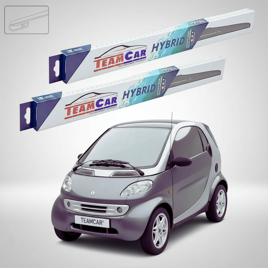 Ștergătoare Smart Fortwo Coupé 450 2004-2007 | Set Față Hibrid – TeamCar®