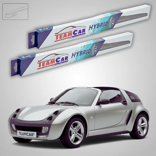 Ștergătoare Smart Roadster-Coupe 452 2003-2005 | Set Față Hibrid – TeamCar®
