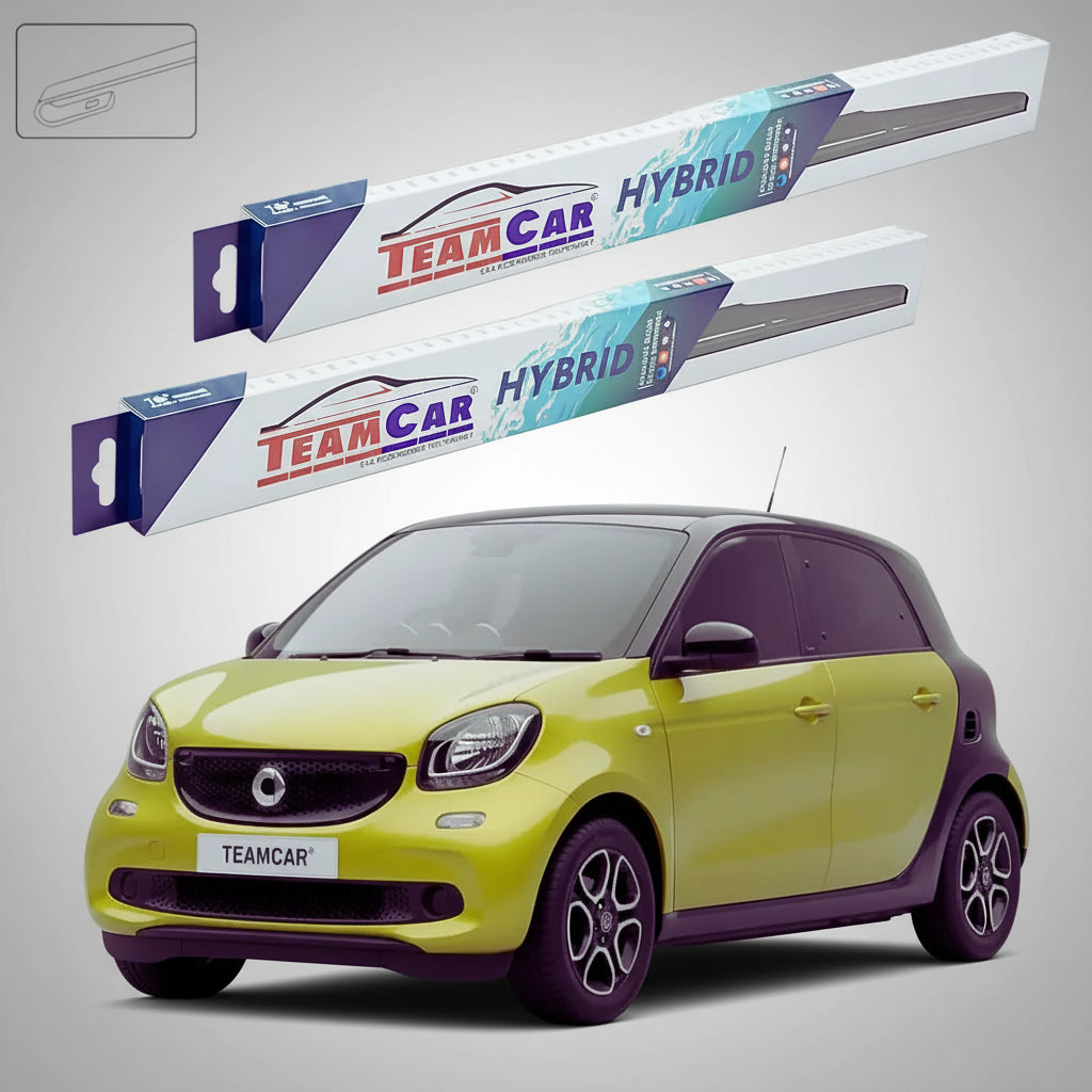 Ștergătoare Smart Forfour 453 Coupe 2014-2021 | Set Față Hibrid – TeamCar®