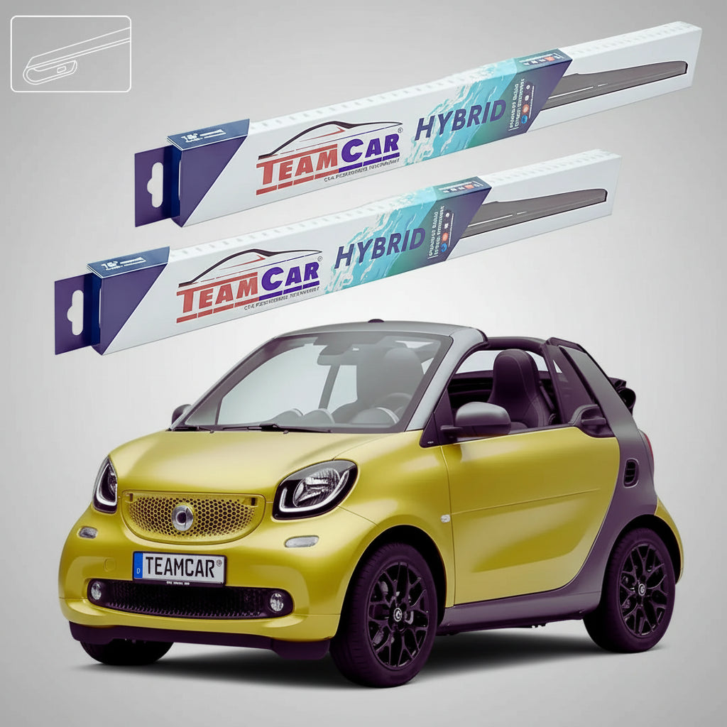 Ștergătoare Smart Fortwo Cabrio 453 2015-2021 | Set Față Hibrid – TeamCar®