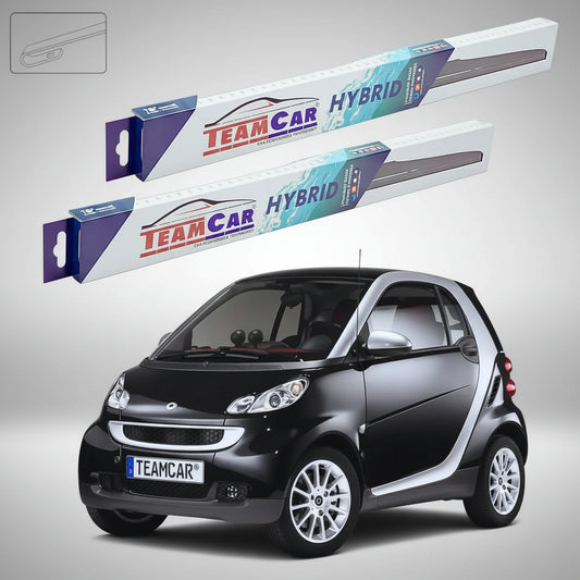 Ștergătoare Smart Fortwo Coupé 451 2007-2015 | Set Față Hibrid – TeamCar®