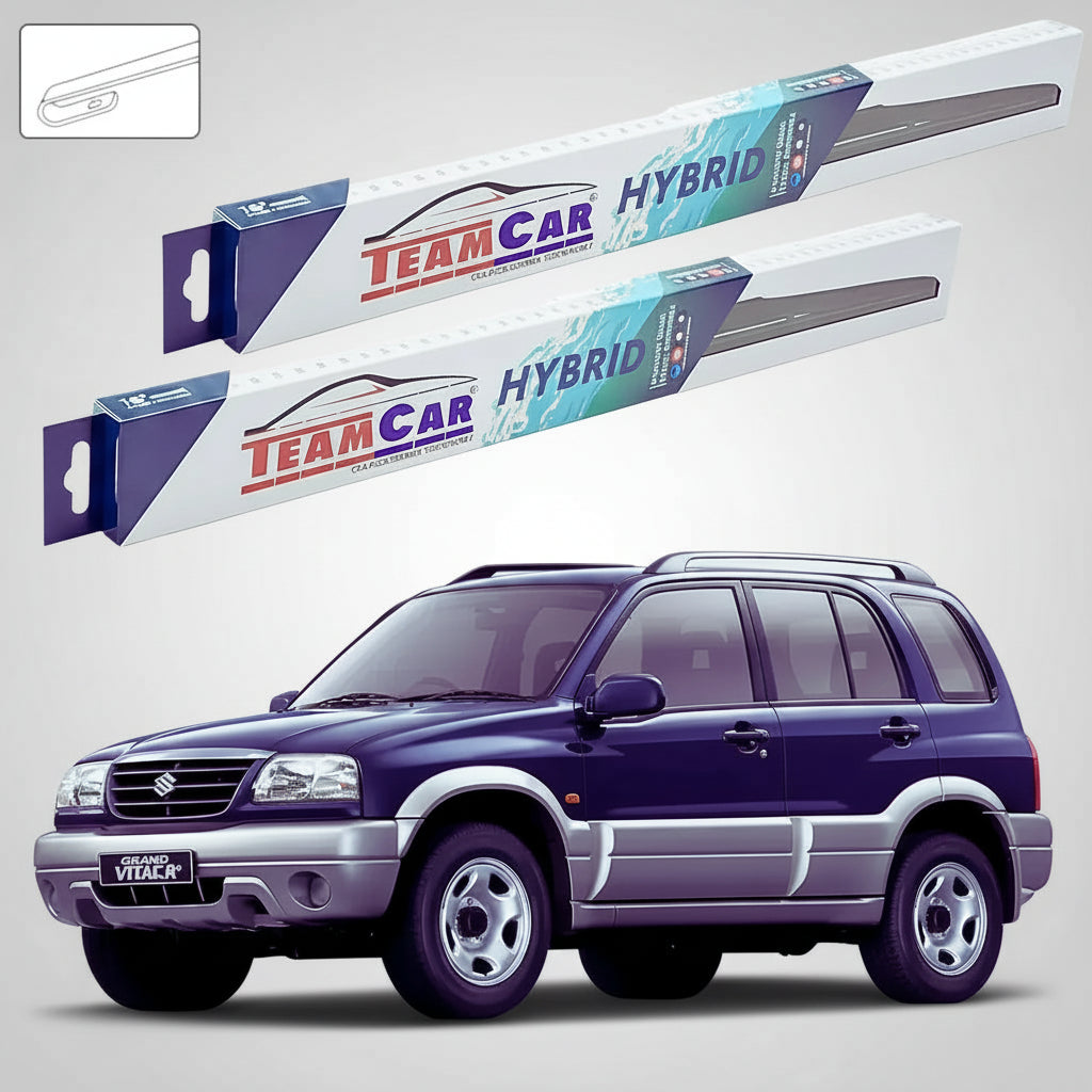 Ablaktörlők Suzuki Grand Vitara I FT 5 ajtós 1998-2005 | Hibrid első ablaktörlő készlet – TeamCar®