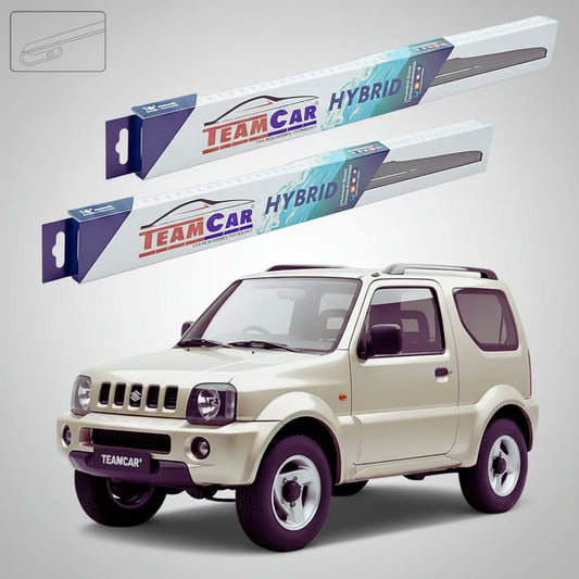 Ștergătoare Suzuki Jimny FJ 1998-2018 | Set Față Hibrid – TeamCar®