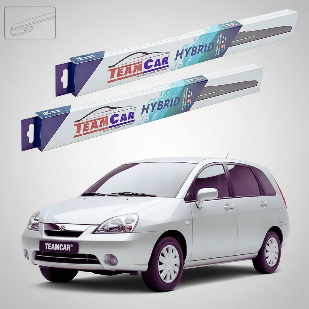 Ștergătoare Suzuki Liana Combi ER 2001-2007 | Braț Plastic | Set Față Hibrid – TeamCar®