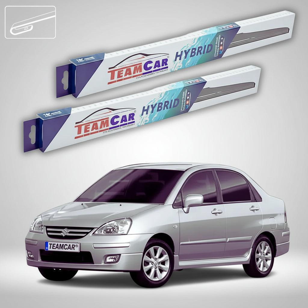 Ștergătoare Suzuki Liana Sedan ER 2002-2007 | Set Față Hibrid – TeamCar®