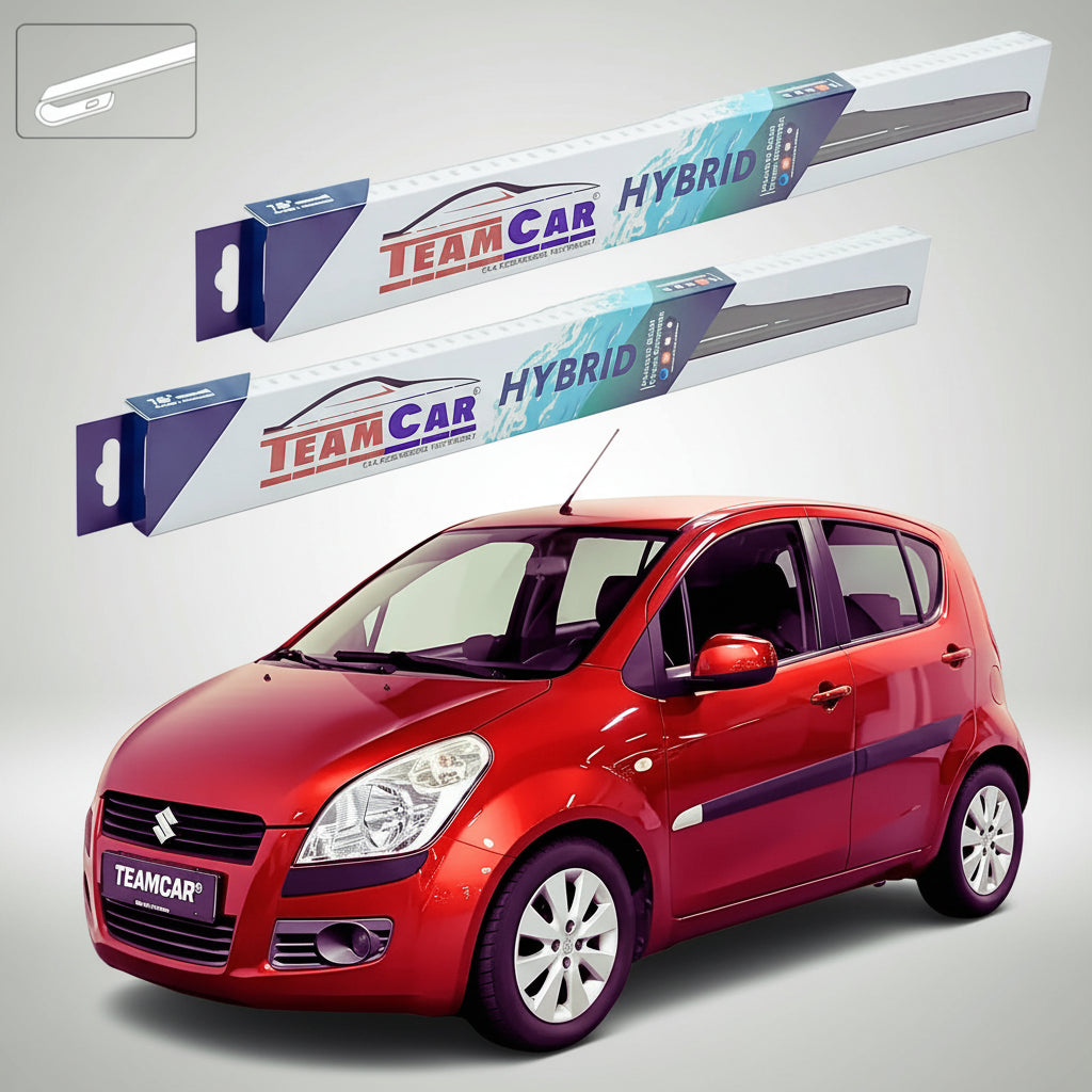 Ștergătoare Suzuki Splash EX 2008-2014 | Set Față Hibrid – TeamCar®