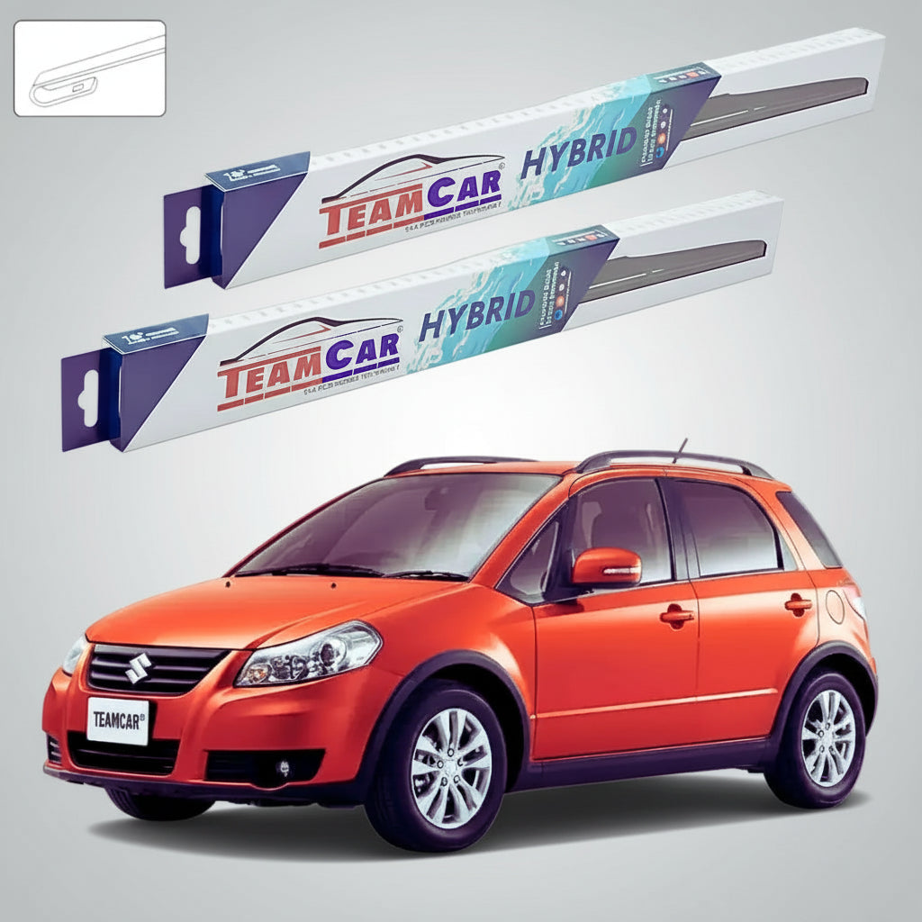 Ștergătoare Suzuki SX4 GY Hatchback 2006+ | Set Față Hibrid – TeamCar®