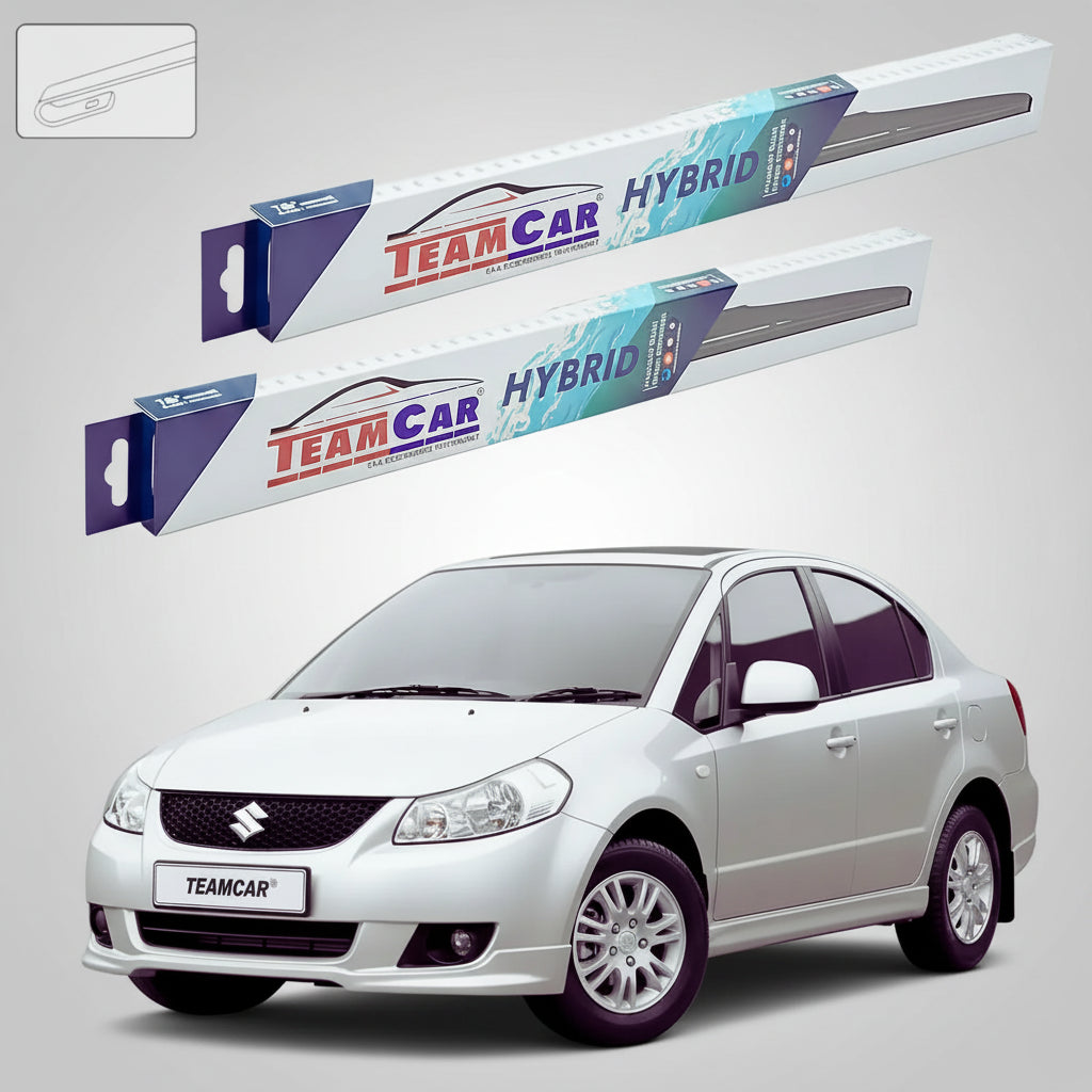 Ștergătoare Suzuki SX4 GY Sedan 2007+ | Set Față Hibrid – TeamCar®