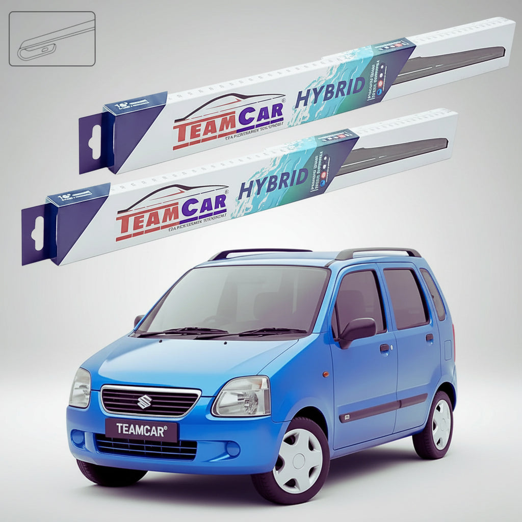 Ștergătoare Suzuki Wagon R+ MM 2000-2007 | Set Față Hibrid – TeamCar®