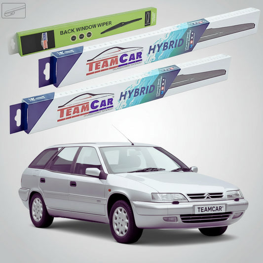 Ștergătoare Citroën Xantia Break X2 Facelift Estate 1998-1999 | Set Față și Spate Hibrid – TeamCar®