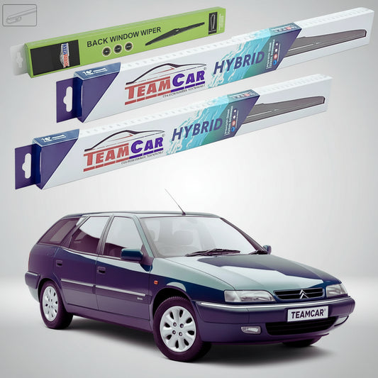 Ștergătoare Citroën Xantia Break X2 Facelift Estate 1999-2001 | Set Față și Spate Hibrid – TeamCar®
