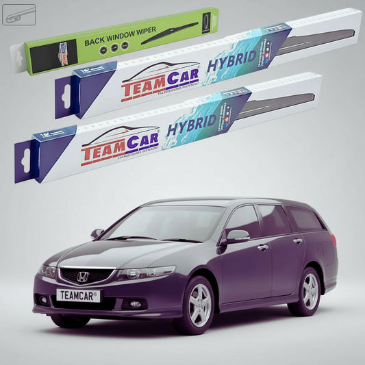 Ștergătoare Honda Accord Gen VII Tourer (CM) Estate 2003-2008 | Set Față și Spate Hibrid – TeamCar®