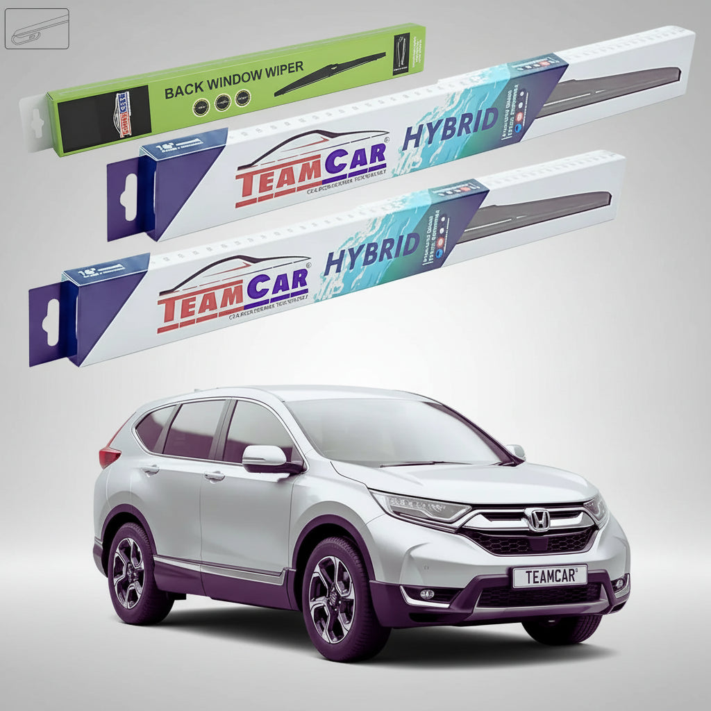 Ștergătoare Honda CR-V Gen V RW 2018-prezent | Set Față și Spate Hibrid – TeamCar®