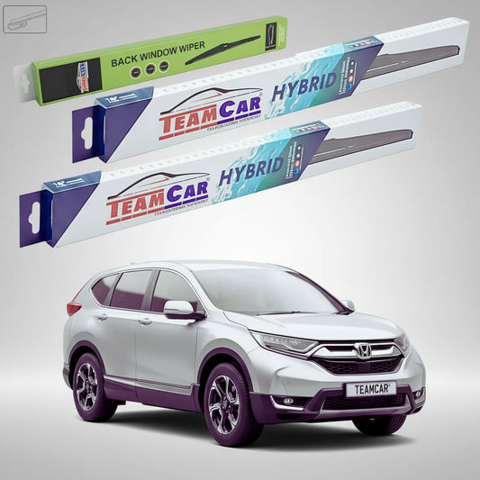 Ștergătoare Honda CR-V Gen V RW 2018-prezent | Set Față și Spate Hibrid – TeamCar®