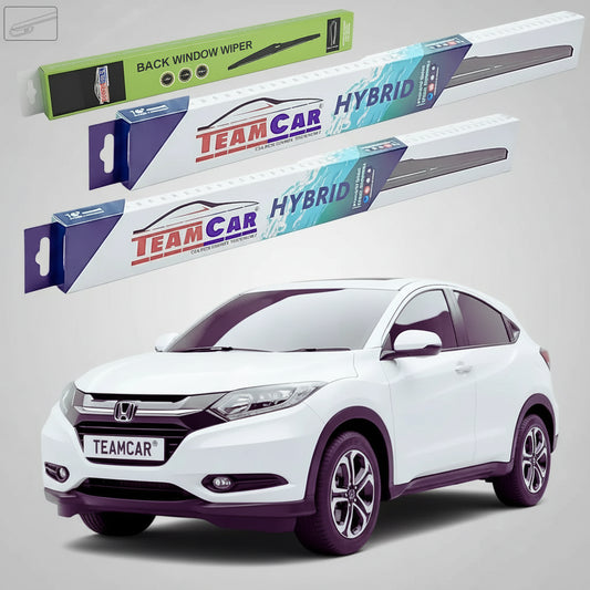 Ștergătoare Honda HR-V Gen II RU 2015-prezent | Set Față și Spate Hibrid – TeamCar®