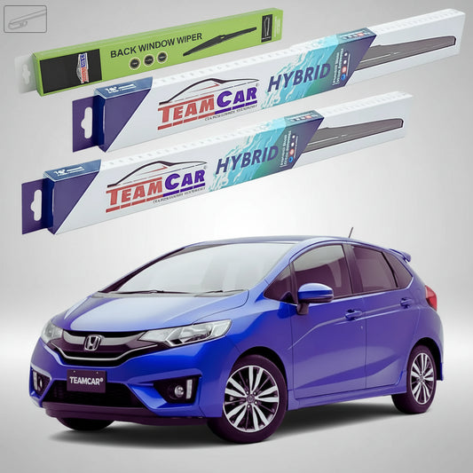 Ștergătoare Honda Jazz Gen IV (GK3/GK5) Hatchback 2015-prezent | Set Față și Spate Hibrid – TeamCar®