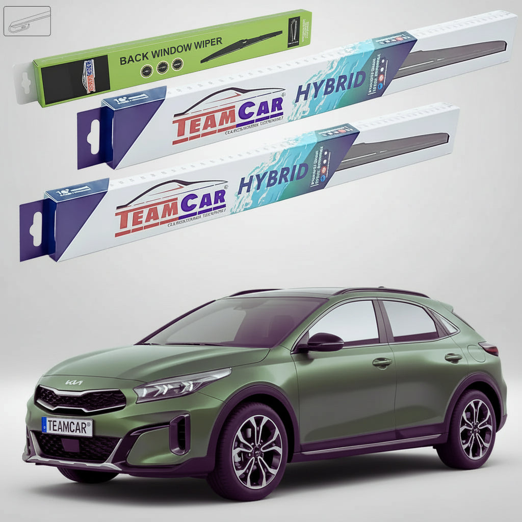 Ștergătoare Kia Ceed III CD 2018-prezent | Set Față și Spate Hibrid – TeamCar®