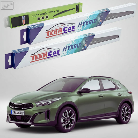 Ștergătoare Kia Ceed III CD 2018-prezent | Set Față și Spate Hibrid – TeamCar®
