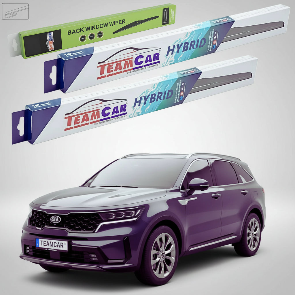 Ștergătoare Kia Sorento IV MQ4 SUV 2020-prezent | Set Față și Spate Hibrid – TeamCar®