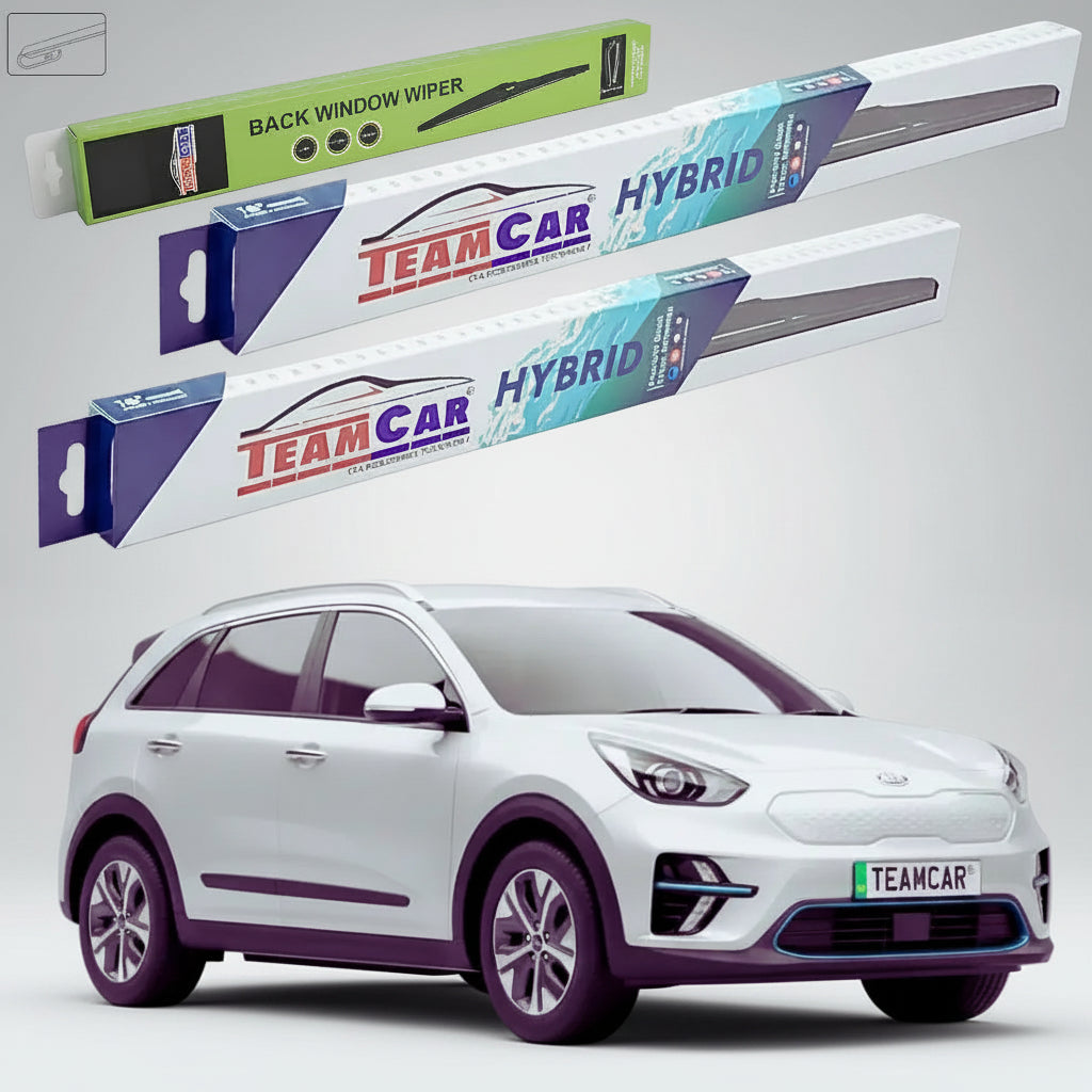 Ștergătoare Kia e-Niro II SG2 SUV Electric 2022-prezent | Set Față și Spate Hibrid – TeamCar®
