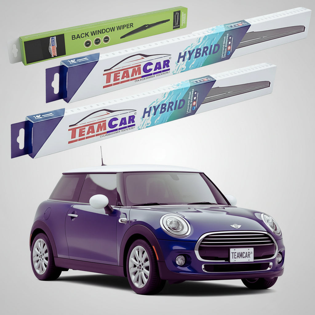Ștergătoare Mini One F55 2014-2017 | Set Față și Spate Hibrid – TeamCar®