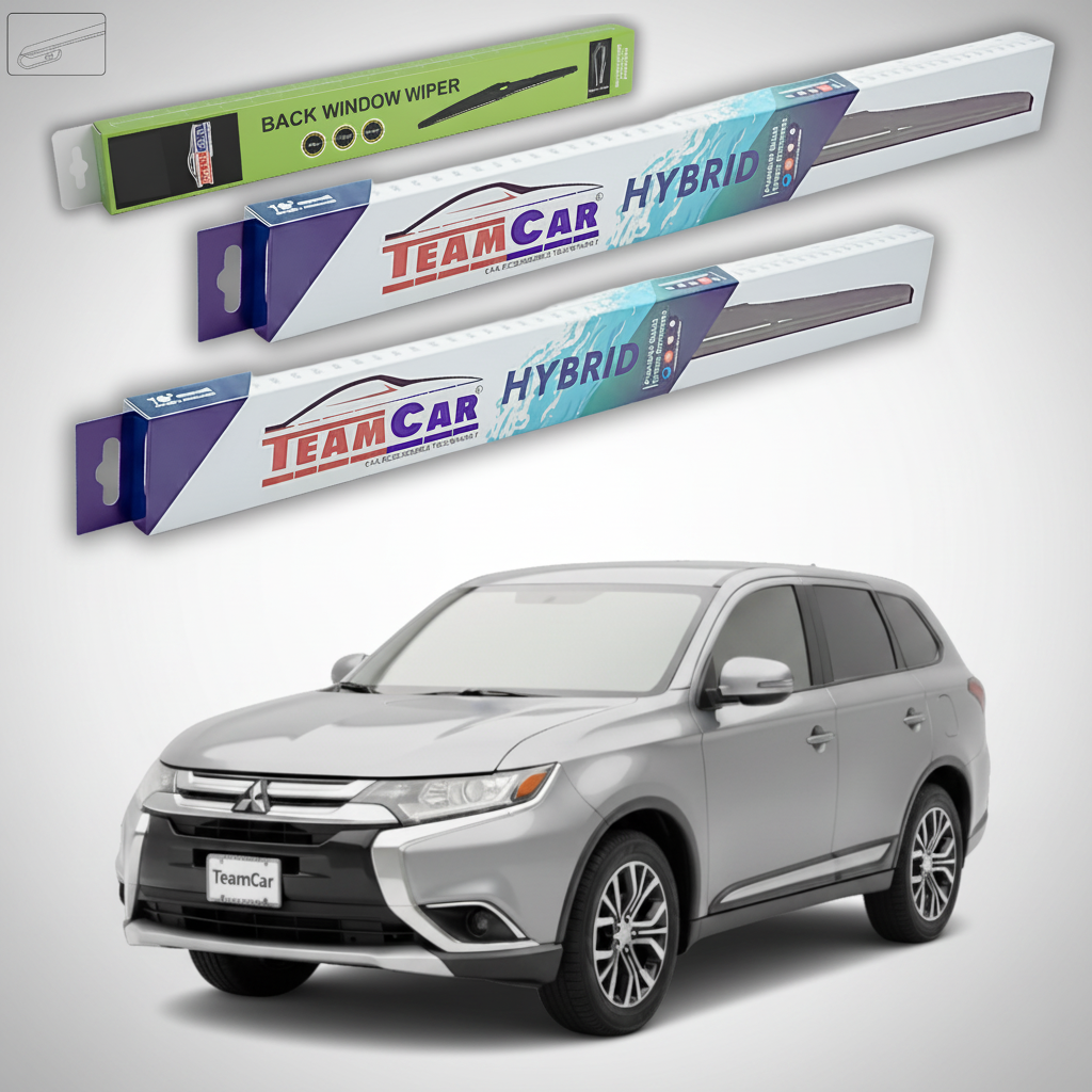 tergătoare TeamCar® pentru Mitsubishi Outlander III (GG_W, GF_W) 2012–2021 – Set Față și Spate Hibrid