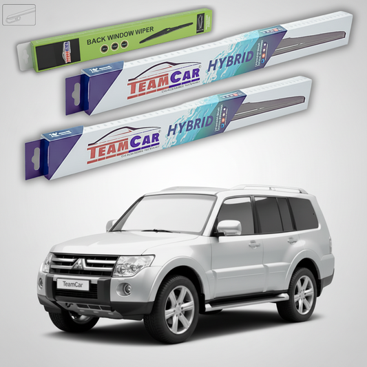 Ștergătoare TeamCar® pentru Mitsubishi Pajero IV (V8_W, V9_W) 2007–2021 – Set Față și Spate Hibrid