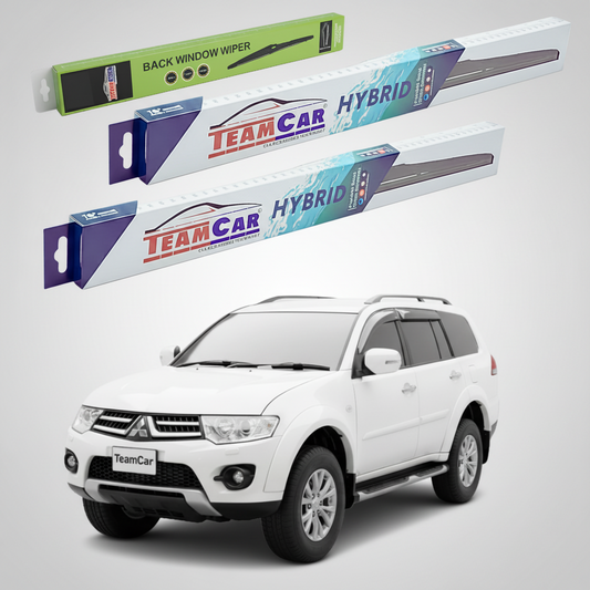 Ștergătoare TeamCar® pentru Mitsubishi Pajero Sport II (KH/KG) 2008–2016 – Set Față și Spate Hibrid