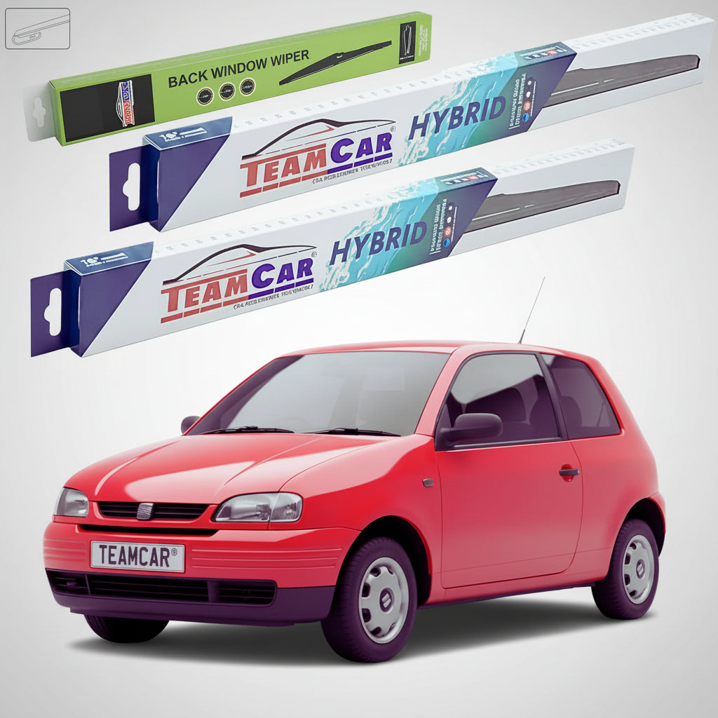 Ștergătoare Seat Arosa 6H 1997-1999 | Set Față și Spate Hibrid – TeamCar®