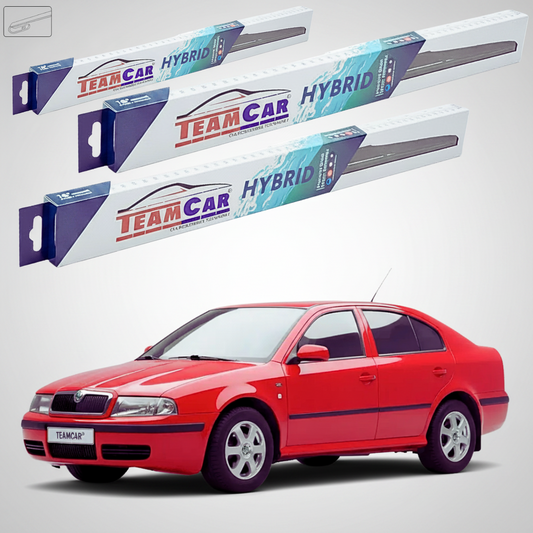 Ștergătoare Skoda Octavia I (1U2) (1996–2010) | Set Față Spate Hibrid – TeamCar®