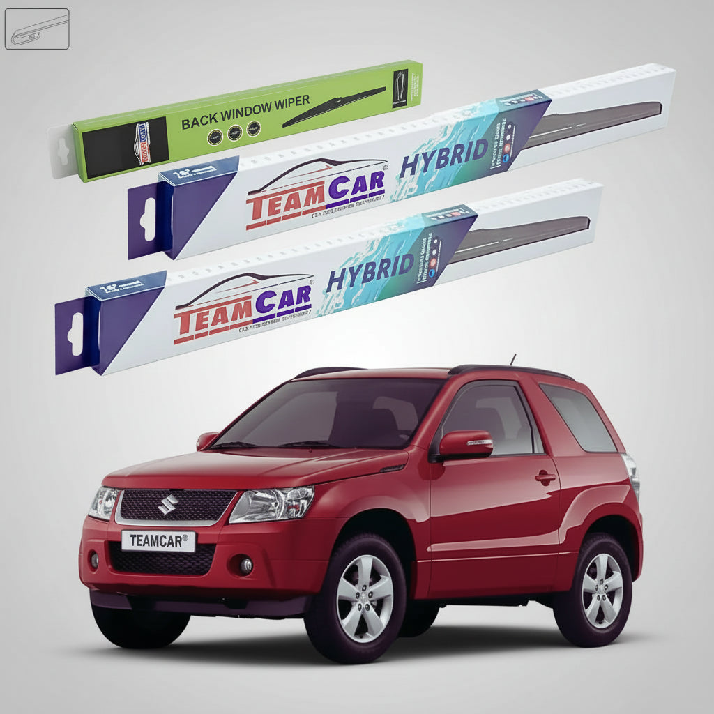 Ablaktörlők Suzuki Grand Vitara II JT 3 ajtós 2008-2012 | Hibrid első és hátsó szett – TeamCar®