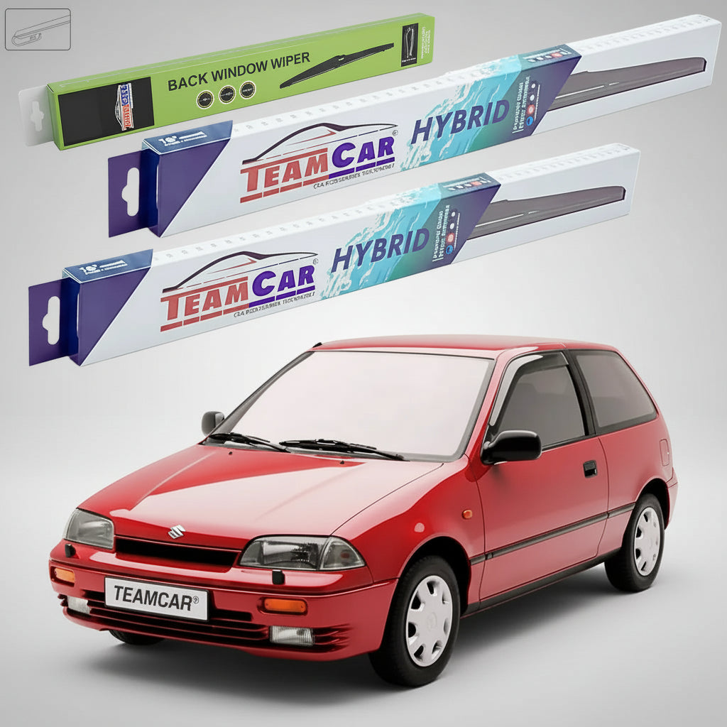 Ablaktörlők Suzuki Swift MA 3 ajtós 1996-2003 | Hibrid első és hátsó szett – TeamCar®
