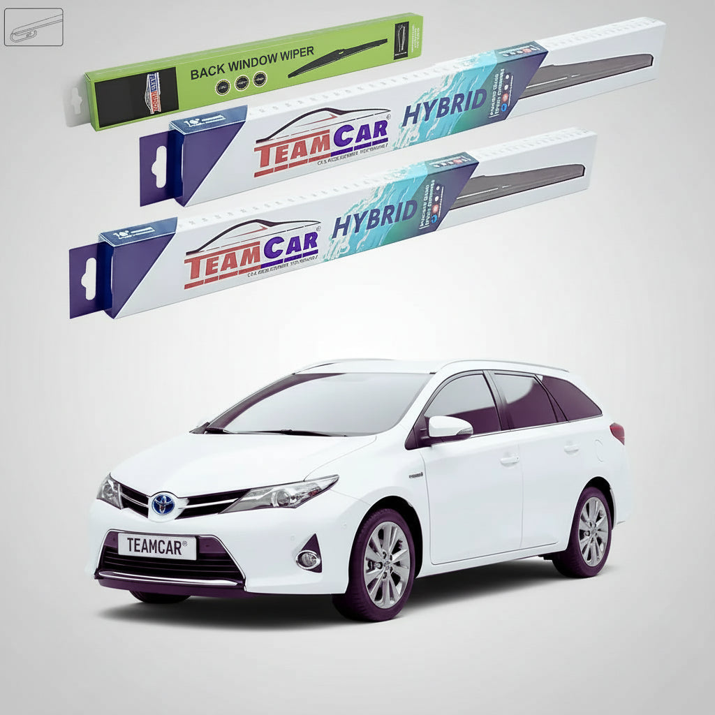 Ștergătoare Toyota Auris E18 Touring Sports Estate 2013-prezent | Set Față și Spate Hibrid – TeamCar®