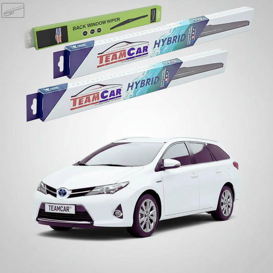 Ștergătoare Toyota Auris E18 Touring Sports Estate 2013-prezent | Set Față și Spate Hibrid – TeamCar®