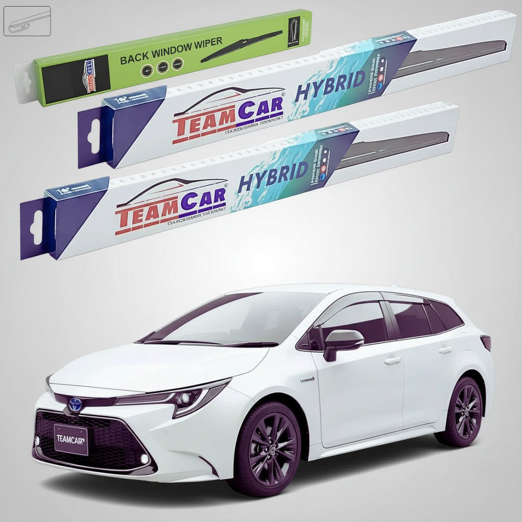 Ștergătoare Toyota Corolla E21 Touring Sports 2019-prezent | Set Față și Spate Hibrid – TeamCar®