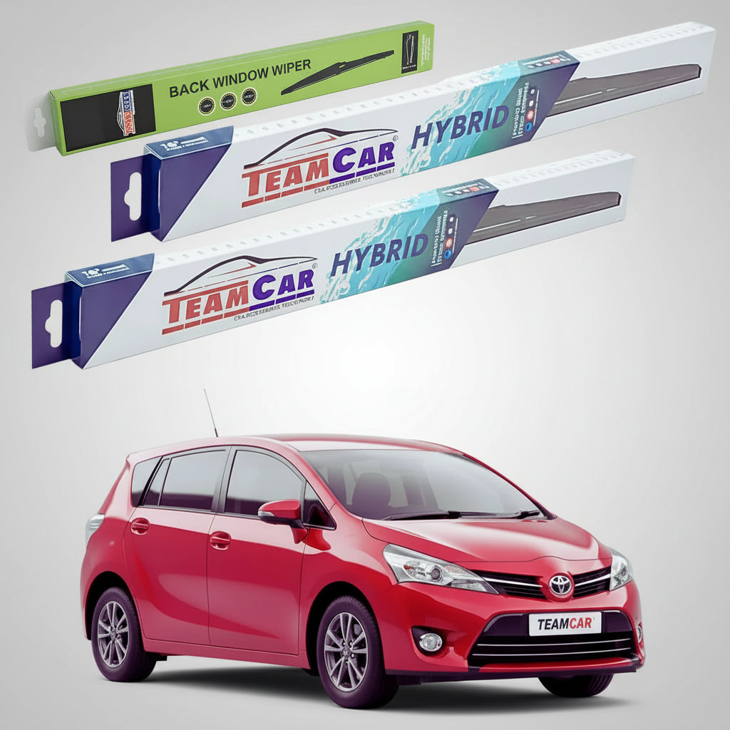 Ștergătoare Toyota Verso R2 AR20 2009-2018 | Set Față și Spate Hibrid – TeamCar®
