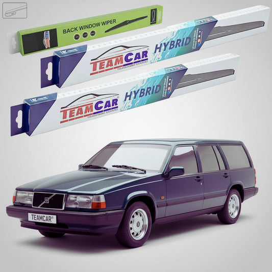 Ștergătoare Volvo 940 1990-1998 | Set Față și Spate Hibrid – TeamCar®