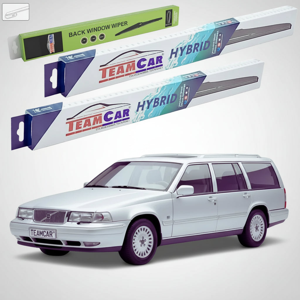 Volvo 960 S90 V90 1990-1998 ablaktörlők | Első és hátsó hibrid szett – TeamCar®
