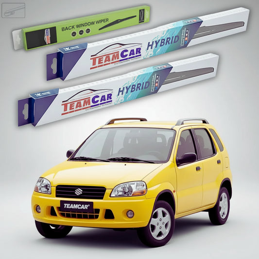 Ștergătoare Suzuki Ignis I FH 2000-2003 | Set Față și Spate Hibrid – TeamCar®