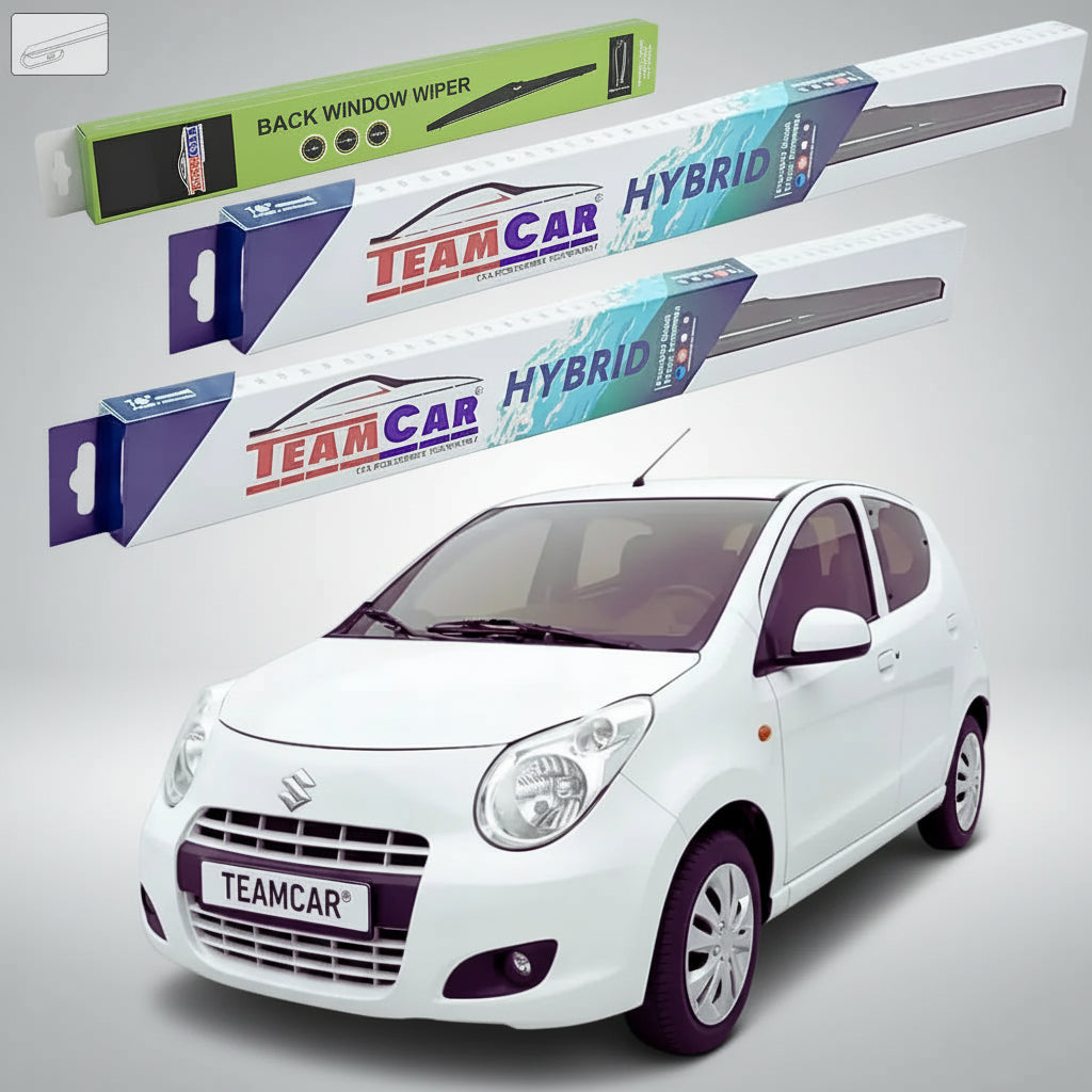 Ablaktörlők Suzuki Alto IV MF 2008-2014 | Hibrid első és hátsó szett – TeamCar®