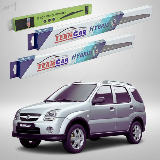 Ștergătoare Suzuki Ignis II MH Hatchback 2003-2007 | Set Față și Spate Hibrid – TeamCar®