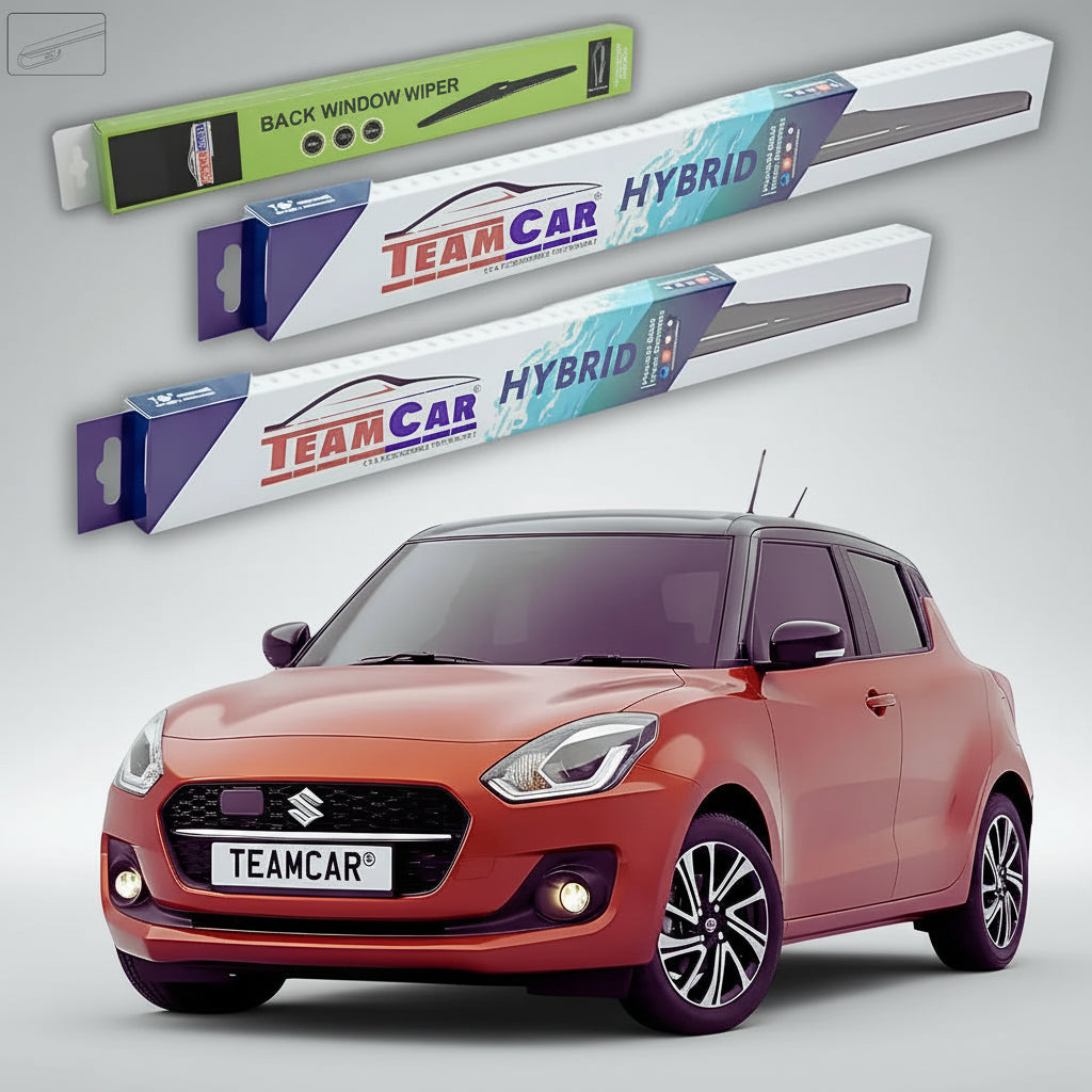 Ștergătoare Suzuki Swift AZ/A2L 2017-2024 | Set Față și Spate Hibrid – TeamCar®