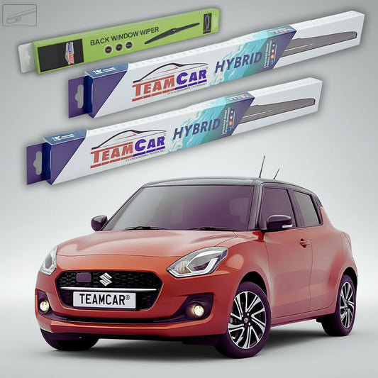 Ștergătoare Suzuki Swift AZ/A2L 2017-2024 | Set Față și Spate Hibrid – TeamCar®