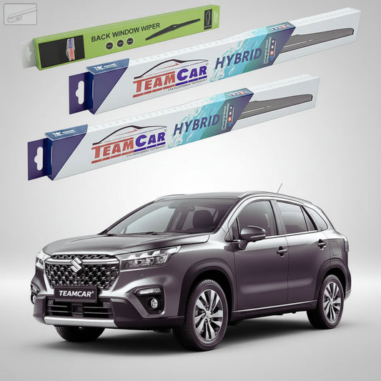 Ștergătoare Suzuki SX4 S-Cross JY 2022+ | Set Față și Spate Hibrid – TeamCar®